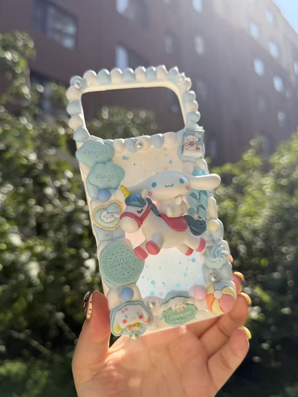 Handmade Cream Glue Phone Cases | All Device Models Available