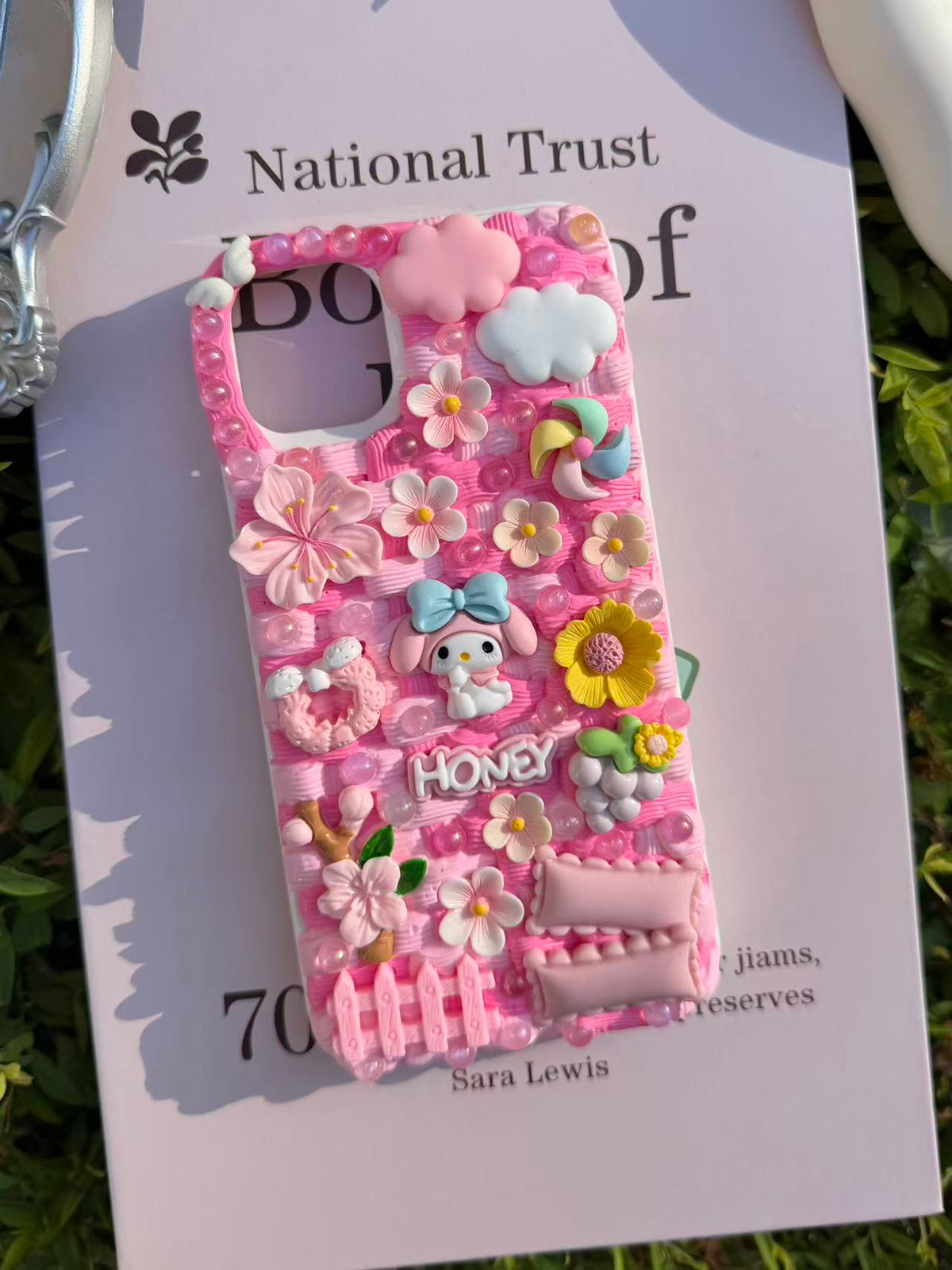 Handmade Cream Glue Phone Cases | All Device Models Available